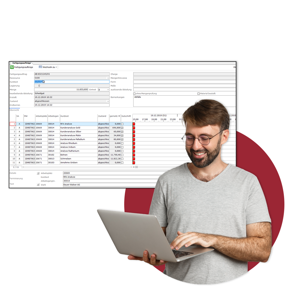 ERP Jewellery für Schmuck und Scheidgut